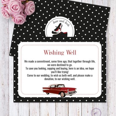 Rockabilly Black Wishing Well